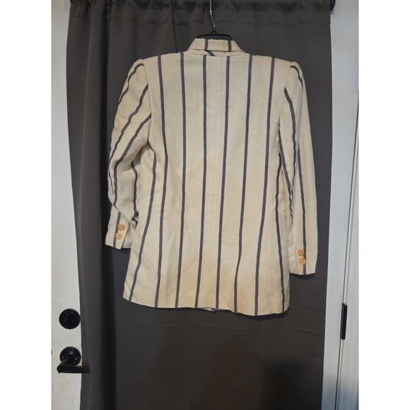 Stirling Cooper Striped Blazer, Women's Size‎ 4 Jacket, Blue Red & White, Lined - Picture 2 of 8